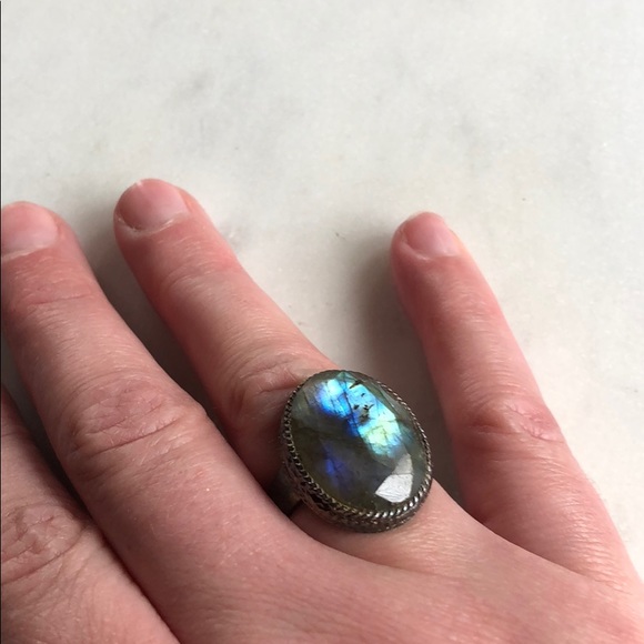 Baroni | Labradorite .925 Silver Ring | O/S - Picture 4 of 17